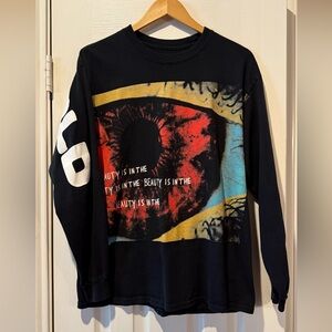 NWOT Travis Scott Astroworld Black Long Sleeve Tee Shirt 2019 Eye. Cactus Jack